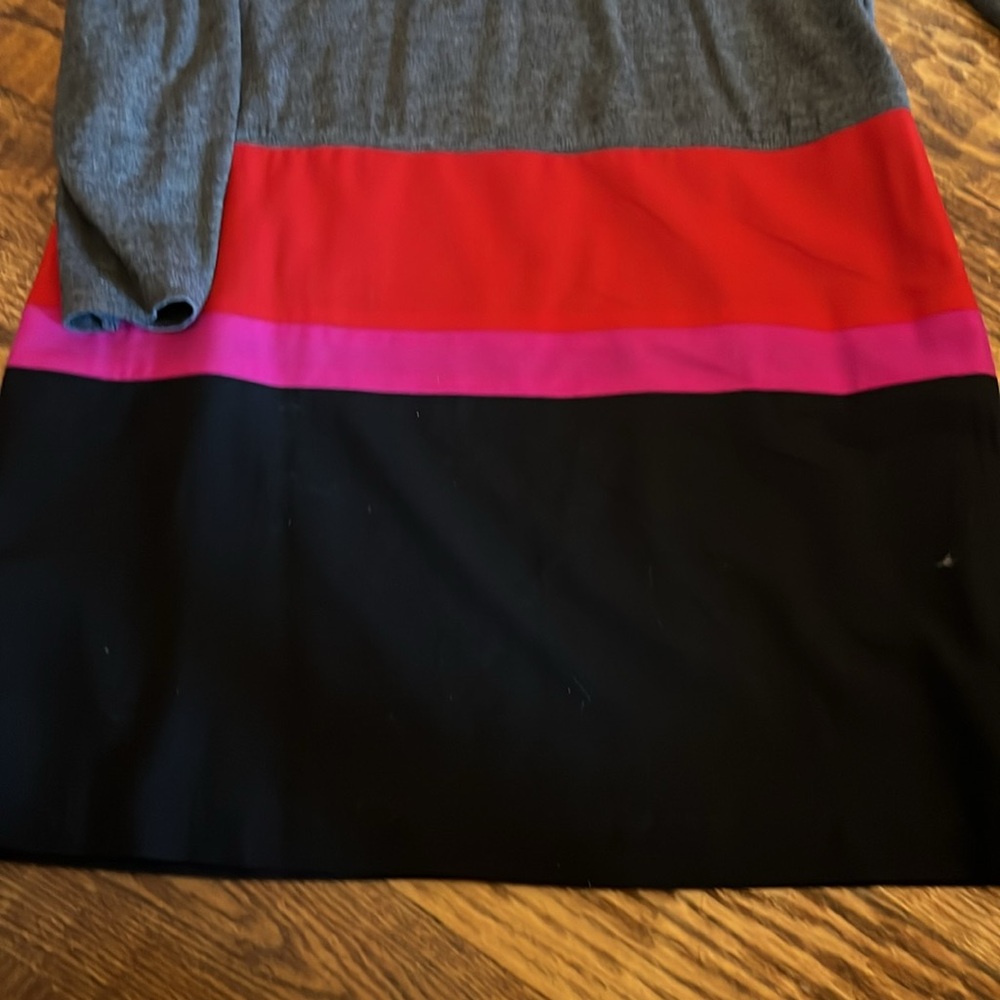 Gray Multi Bottom Dress - image 2